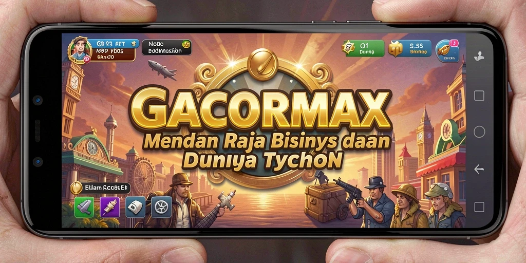 Tampilan gameplay GACORMAX dengan elemen Tycoon yang menantang.