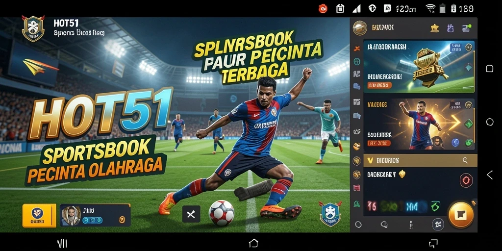 Tampilan gameplay HOT51 dengan fitur taruhan dan grafik menarik.