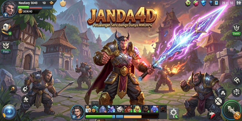 Tampilan gameplay JANDA4D yang mendebarkan dan penuh aksi.