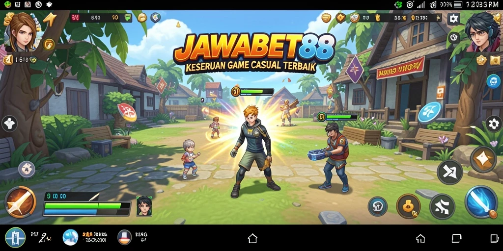 Tampilan gameplay seru dan menarik di JAWABET88.