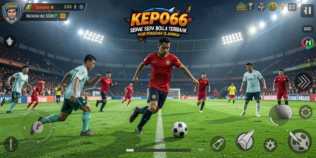 Tampilan permainan KEPO66 yang menakjubkan dan penuh aksi sepak bola.