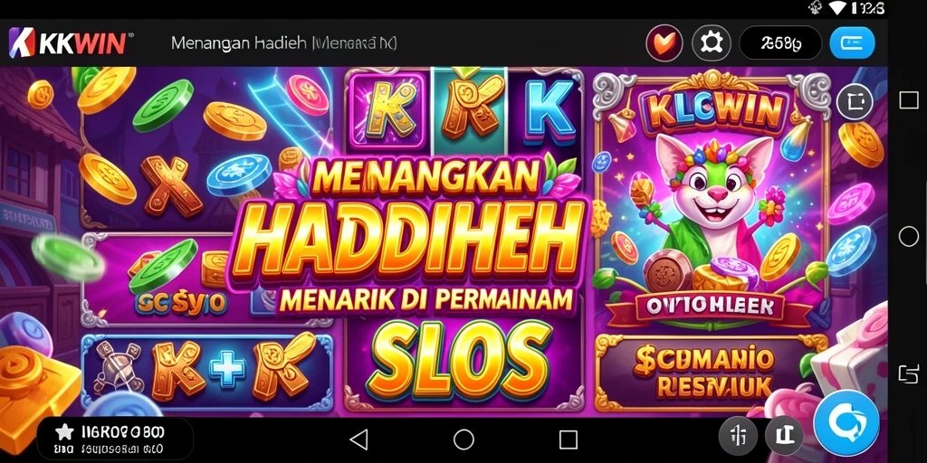 Tampilan menarik gameplay slot KKWIN dengan tema beragam.