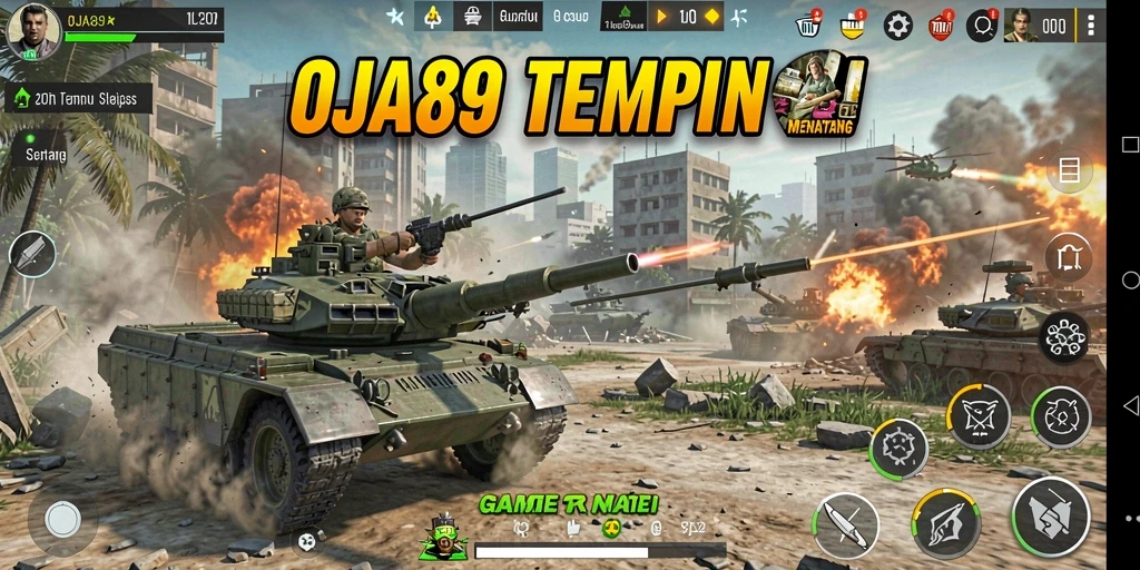 Tampilan gameplay mendebarkan dari OJA89 dengan aksi TPS yang intens.