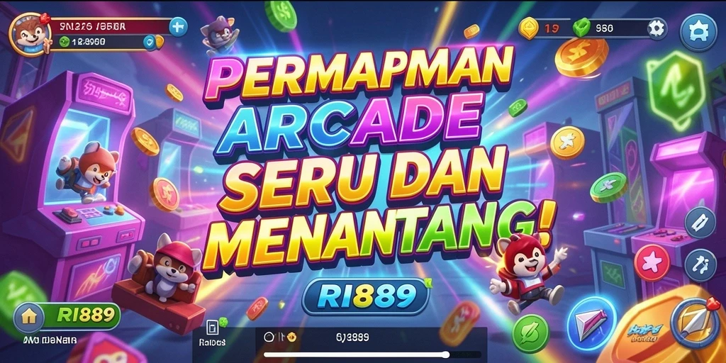Screenshot utama RI889 menunjukkan gameplay seru dengan grafis menawan.