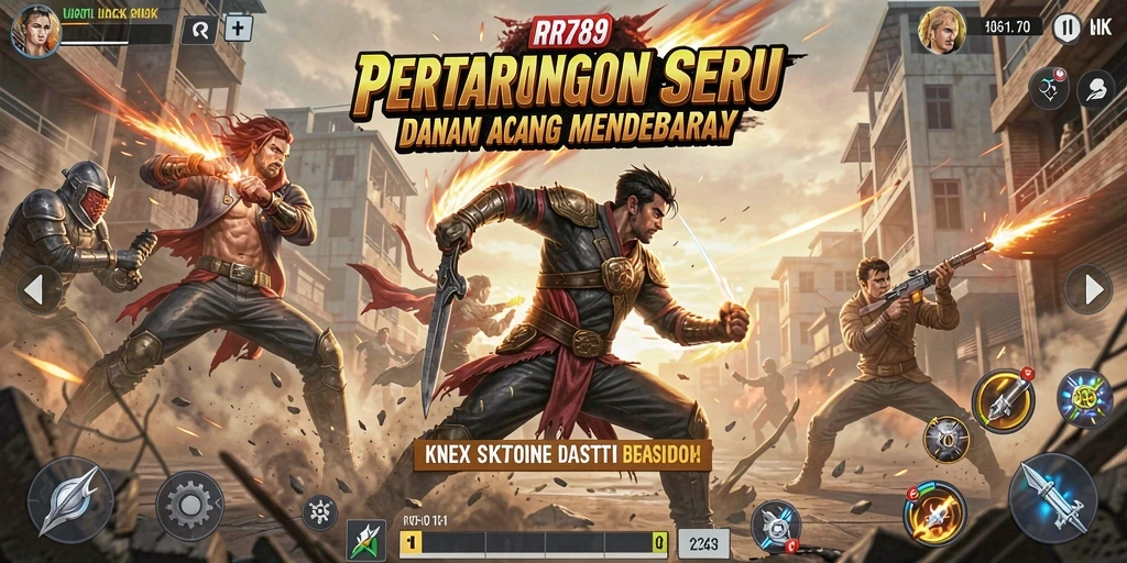 Tampilan gameplay seru dari RR789 dengan aksi yang mendebarkan.