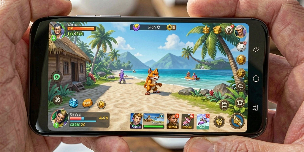 Screenshot menampilkan gameplay seru dari S9S9 dengan grafis menarik.