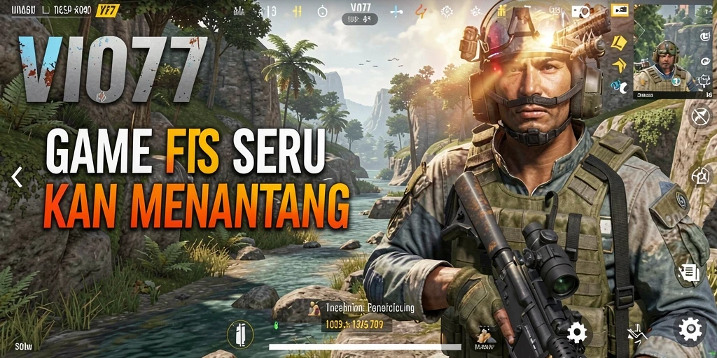 Gameplay mendebarkan dalam aksi tembak-menembak VIO77.