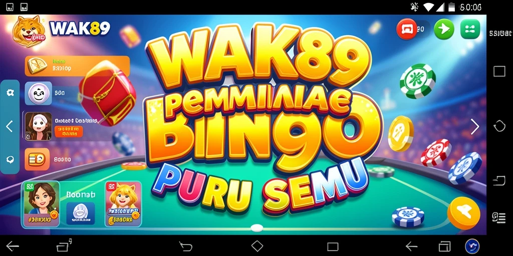 Gameplay seru dan interaktif dari permainan Bingo WAK89.